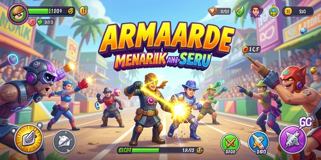 Tampilan gameplay 6CF yang seru dan mengasyikkan.