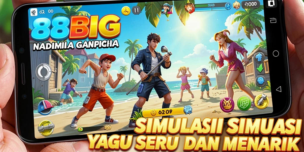Tampilan screenshot dari game 88BIG yang menampilkan gameplay simulasi yang seru.