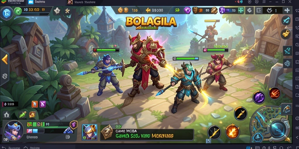 Gameplay BOLAGILA yang seru dan kompetitif.