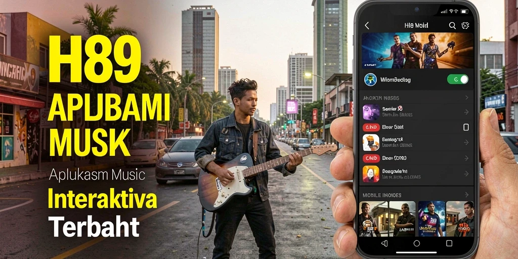 Gameplay H89 yang interaktif dan seru dengan berbagai pilihan musik.