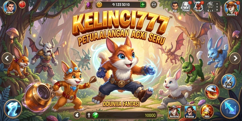 Screenshot KELINCI777 menampilkan momen aksi mendebarkan.