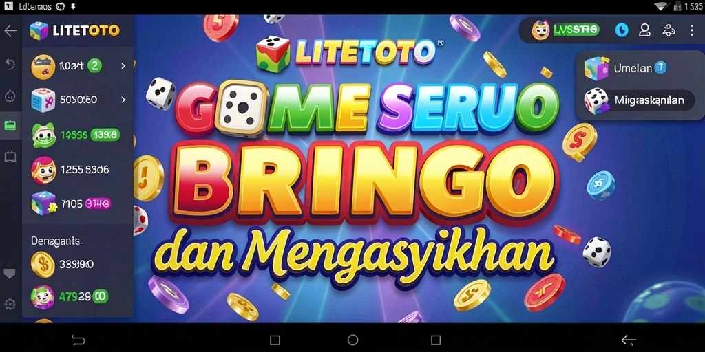 Tangkapan layar gameplay LITETOTO yang seru dan penuh warna.