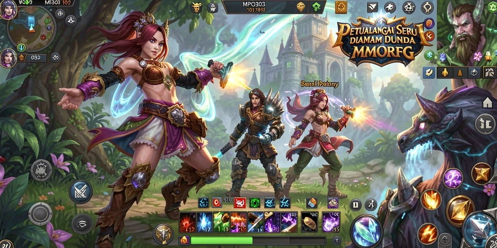 Gameplay MPO303 yang mendebarkan dalam dunia MMORPG.