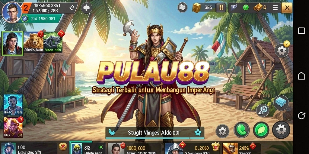 Tampilan gameplay PULAU88 yang menegangkan dan strategis.