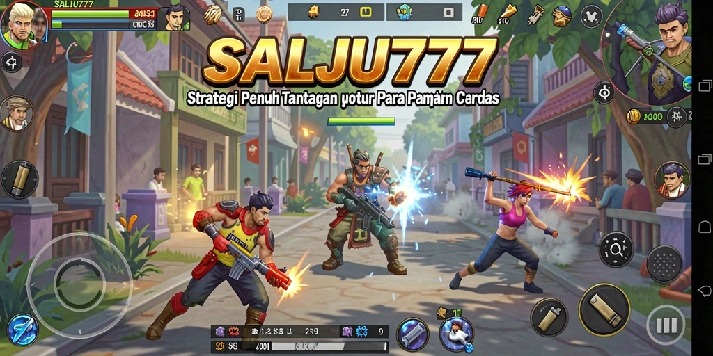 Tampilan gameplay SALJU777 yang mendebarkan dan strategis.