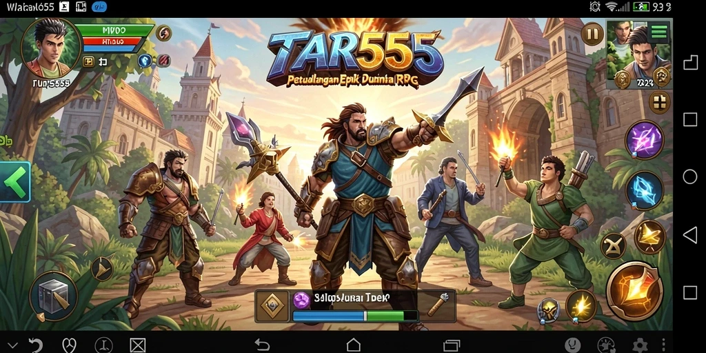 Gameplay RPG yang mendalam dan petualangan yang mendebarkan.
